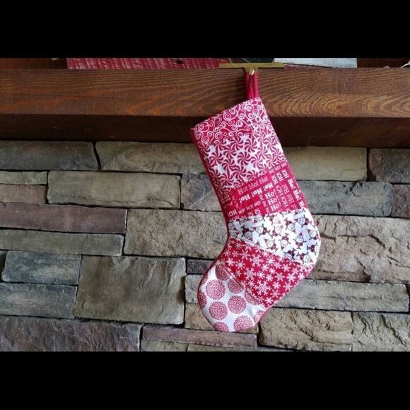 Patchwork Stocking - Handmade   - Picture 3 of 4